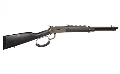 Rossi R92, Lever Action Rifle, 44 Magnum, 16.5" Round Threaded Barrel, Matte Finish, Moss Green, Coated Wood Furniture, Adjustable Sights, Picatinny Optics Rail, 8 Rounds, Right Hand 9204416B3-TB