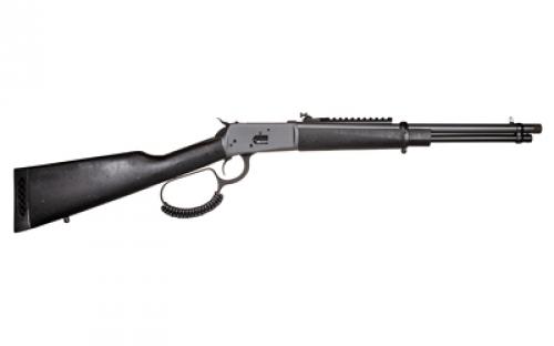 Rossi R92, Lever Action Rifle, 44 Magnum, 16.5" Round Threaded Barrel, Matte Finish, Sniper Gray, Coated Wood Furniture, Adjustable Sights, Picatinny Optics Rail, 8 Rounds, Right Hand 9204416G3-TB