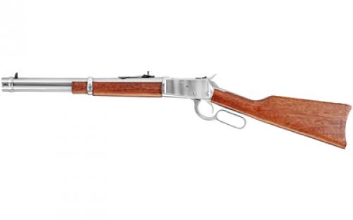 Rossi R92, Lever Action Rifle, 45 Long Colt, 16 Round Barrel, Stainless Finish, Wood Stock, Adjustable Sights, 8 Rounds 920451693