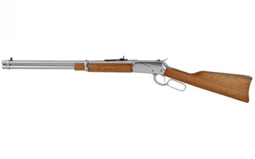 Rossi R92, Lever Action Rifle, 45 Long Colt, 20 Round Barrel, Stainless Finish, Wood Stock, Adjustable Sights, 10 Rounds 920452093