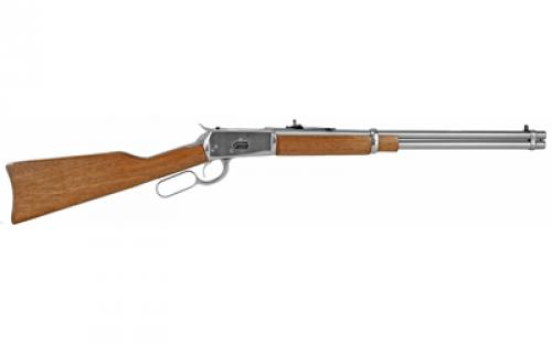 Rossi R92, Lever Action Rifle, 45 Long Colt, 20" Round Barrel, Stainless Finish, Wood Stock, Adjustable Sights, 10 Rounds 920452093