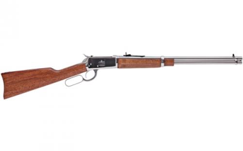 Rossi R92, Lever Action Rifle, 357 Magnum, 20" Round Barrel, Stainless Finish, Wood Stock, Adjustable Sights, 10 Rounds 923572093