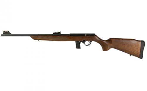 Rossi RB22, Bolt Action Rifle, 22LR, 18 Barrel, Blued Finish, Adjustable Sights, Wood Stock, 10 Rounds, 1 Magazine RB22L1811WD