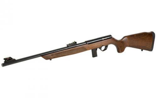 Rossi RB22, Bolt Action Rifle, 22LR, 18" Barrel, Blued Finish, Adjustable Sights, Wood Stock, 10 Rounds, 1 Magazine RB22L1811WD