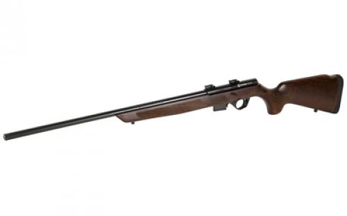 Rossi RB22, Bolt Action Rifle, 22WMR, 21" Barrel, Blued Finish, Adjustable Sights, Wood Stock, 10 Rounds, 1 Magazine RB22W2111WD