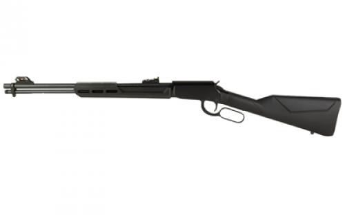 Rossi Rio Bravo, Lever Action, 22 WMR, 20 Barrel, Matte Blued Finish, Synthetic Stock, Adjustable Sights, 12 Rounds RL22W201SY