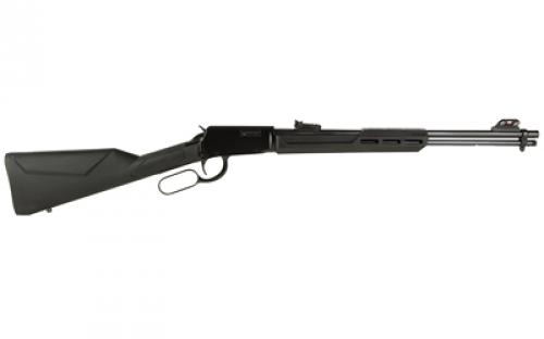 Rossi Rio Bravo, Lever Action, 22 WMR, 20" Barrel, Matte Blued Finish, Synthetic Stock, Adjustable Sights, 12 Rounds RL22W201SY