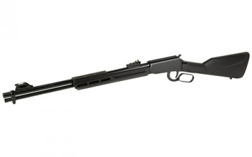 Rossi Rio Bravo, Lever Action, 22 WMR, 20" Barrel, Matte Blued Finish, Synthetic Stock, Adjustable Sights, 12 Rounds RL22W201SY