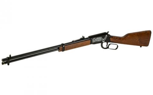 Rossi Rio Bravo, Lever Action, 22 WMR, 20" Barrel, Adjustable Sights, Wood Stock, "Life, Liberty, and the Pursuit of Happiness" Engraved on Receiver, 12Rounds RL22W201WD-EN19