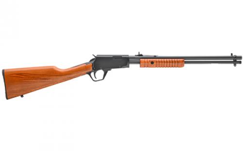 Rossi RP22, Pump Action Rifle, 22LR, 18" Barrel, Matte Finish, Black, Wood Stock, Adjustable Sights, 15 Rounds RP22181WD