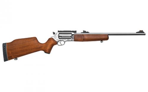 Rossi Circuit Judge, Double Action, 410 Gauge/45LC, 18.5 Barrel, Stainless Finish, Wood Stock, 5 Rounds SCJ4510SS