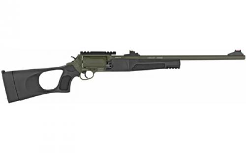 Rossi Circuit Judge, Double Action/Single Action, 410 Gauge 3", 45 Long Colt, 18.5" Barrel, Green, Synthetic Stock, Adjustable Sights, 5 Rounds SCJT4510B