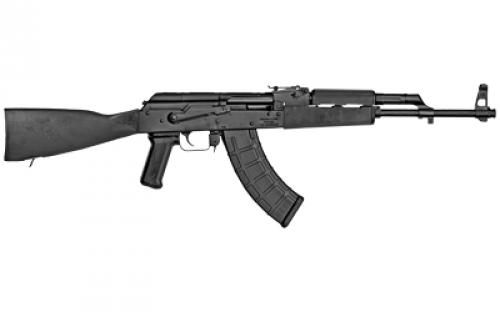 Century Arms WASR-10, Semi-automatic Rifle, 7.62X39, 16.25 Barrel, Matte Finish, Black, Polymer Stock, 30 Rounds, 1 Magazine RI4313-N