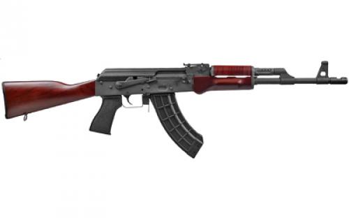 Century Arms VSKA, Semi-automatic Rifle, AK, 7.62X39, 16.25" Chrome Moly Barrel, Wood Stock, Chevron Compensator, Black, Russian Red Furniture, 30 Rounds, 1 Magazine RI4335-N