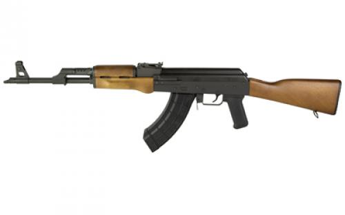 Century Arms BFT47 Essential, Semi-automatic Rifle, AK, 7.62X39, 16 Barrel, Matte Finish, Black, Polymer Grip, Walnut Stock and Handguard, Adjustable Sights, 1 Magazine, 30 Rounds, No Bayonet Lug, Cleaning Rod, or Side Rail RI4386-N