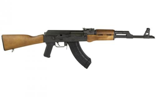 Century Arms BFT47 Essential, Semi-automatic Rifle, AK, 7.62X39, 16" Barrel, Matte Finish, Black, Polymer Grip, Walnut Stock and Handguard, Adjustable Sights, 1 Magazine, 30 Rounds, No Bayonet Lug, Cleaning Rod, or Side Rail RI4386-N