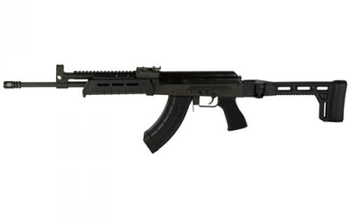 Century Arms VSKA Tactical, Semi-automatic Rifle, AK, 7.62X39,  16.5 Barrel, Matte Finish, Black, Magpul MOE AK Grip, Folding Stock, Adustable Sights, Magpul MOE AK Handguard, Gas Tube Picatinny Rail, 30 Rounds, 1 Magazine RI4388-N