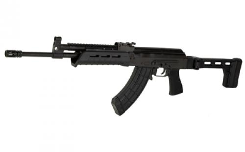 Century Arms VSKA Tactical, Semi-automatic Rifle, AK, 7.62X39,  16.5" Barrel, Matte Finish, Black, Magpul MOE AK Grip, Folding Stock, Adustable Sights, Magpul MOE AK Handguard, Gas Tube Picatinny Rail, 30 Rounds, 1 Magazine RI4388-N