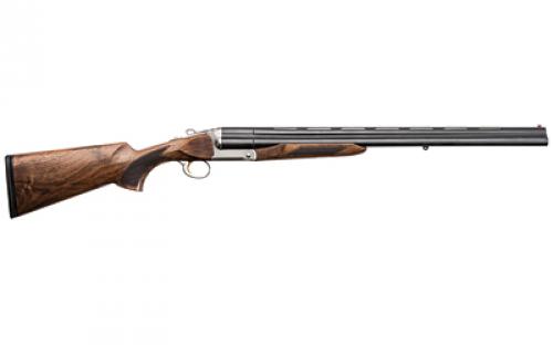 Charles Daly Triple Crown, Over/Under, 28 Gauge, 3 Chamber, 26 Barrel, Blued Finish with a White Finish Receiver, Walnut Stock With Checkered Pattern, Fiber Optic Sight, 3 Rounds 930.082