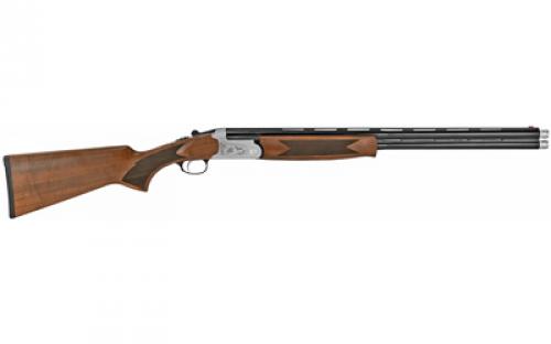 Charles Daly 202, Over/Under, 20 Gauge, 3" Chamber, 26" Barrel, Blued Finish, Black, White Finish Receiver, Walnut Stock, Fixed Fiber Optic Front Sight, 2 Rounds, Includes (5) Chokes - SK, IC, M, IM, F 930.217