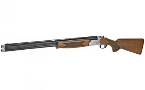 Charles Daly 202, Over/Under, 20 Gauge, 3" Chamber, 26" Barrel, Blued Finish, Black, White Finish Receiver, Walnut Stock, Fixed Fiber Optic Front Sight, 2 Rounds, Includes (5) Chokes - SK, IC, M, IM, F 930.217