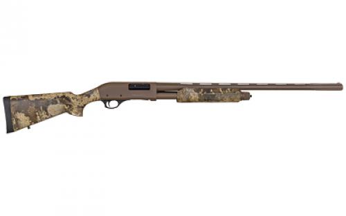 Charles Daly 301 Turkey, Pump Action Shotgun, 12 Gauge, 3 Chamber, 28 Vent Rib Barrel, Steel, Flat Dark Earth Cerakote, Synthetic True Timber Prairie Camo Stock, Fiber Optic Front Sight, 4 Rounds, Includes 3 Choke Tubes (Beretta/Benelli)- F,M,IC 930.314