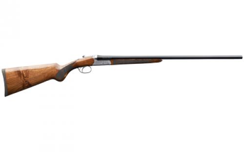 Charles Daly 500 Engraved, Side by Side Shotgun, 12 Gauge, 3 Chamber, 28 Barrel, Blued Finish, Walnut Stock With Checkered Pattern, Fiber Optic Sight, 2 Rounds, Includes 5 Choke Tubes (Beretta/Benelli)- F,IM,M,IC,C 930.339