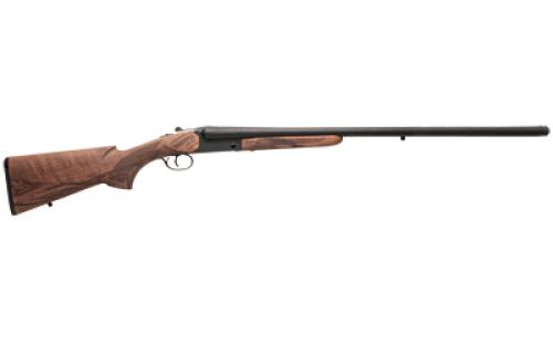 Charles Daly 500 Field, Side by Side Shotgun, 12 Gauge, 3 Chamber, 28 Barrel, Blued Finish, Walnut Stock, Fiber Optic Sight, 2 Rounds, Includes 5 Choke Tubes (Beretta/Benelli)- F,IM,M,IC,C 930.345