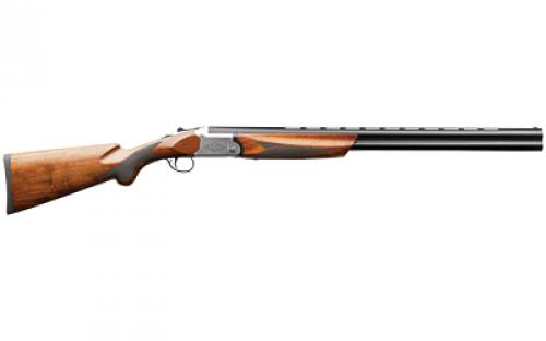 Charles Daly 202 Engraved, Over/Under Shotgun, 12 Gauge, 3 Chamber, 28 Barrel, Blued Finish, Walnut Stock With Checkered Pattern, Fiber Optic Sight, 2 Rounds, Includes 5 Choke Tubes (Beretta/Benelli)- F,IM,M,IC,C 930.346