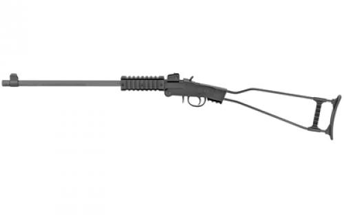 Chiappa Firearms Little Badger Single Shot, 17HMR, 16.5 Threaded Barrel, 1/2x28, Blued Finish, Black, Wire Stock, Picatinny Forend, 1 Round 500.145