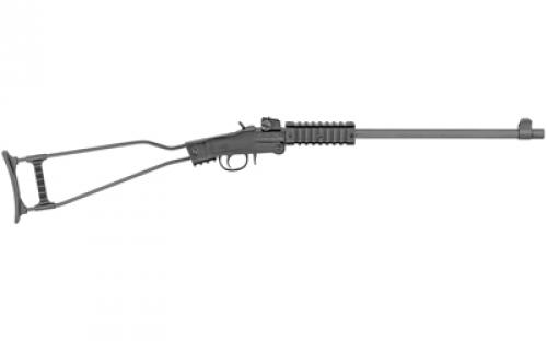 Chiappa Firearms Little Badger Single Shot, 17HMR, 16.5" Threaded Barrel, 1/2x28, Blued Finish, Black, Wire Stock, Picatinny Forend, 1 Round 500.145