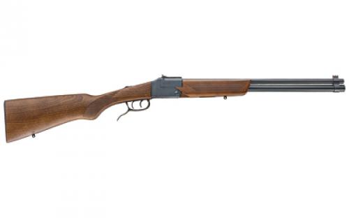 Chiappa Firearms Double Badger, Over/Under, 22LR, 20 Gauge, 19 Barrel, Blued Finish, Black, Wood Stock, 2 Rounds 500.190