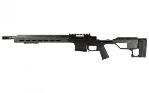 Christensen Arms MPR, Bolt Action Rifle, 308 Winchester, 16 Carbon Fiber Wrapped Barrel, 1:10 Twist, Threaded 5/8x24, Adjustable Side Baffle Muzzle Brake, Anodized Finish, Black, Adjustable Folding Stock, M-LOK Compatible Forend, 20 MOA Rail, Trigger Tech Flat Faced Trigger, 5 Rounds, 1 AICS Magazine 801-03001-00