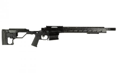 Christensen Arms MPR, Bolt Action Rifle, 308 Winchester, 16" Carbon Fiber Wrapped Barrel, 1:10 Twist, Threaded 5/8x24, Adjustable Side Baffle Muzzle Brake, Anodized Finish, Black, Adjustable Folding Stock, M-LOK Compatible Forend, 20 MOA Rail, Trigger Tech Flat Faced Trigger, 5 Rounds, 1 AICS Magazine 801-03001-00