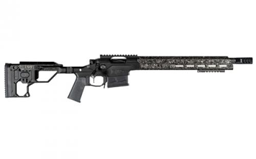 Christensen Arms MPR, Bolt Action Rifle, 308 Winchester, 20 Carbon Fiber Wrapped Barrel, 1:10 Twist, Threaded 5/8x24, Adjustable Side Baffle Muzzle Brake, Anodized Finish, Black, Adjustable Folding Stock, M-LOK Compatible Forend, 20 MOA Rail, Trigger Tech Flat Faced Trigger, 5 Rounds, 1 AICS Magazine 801-03001-01