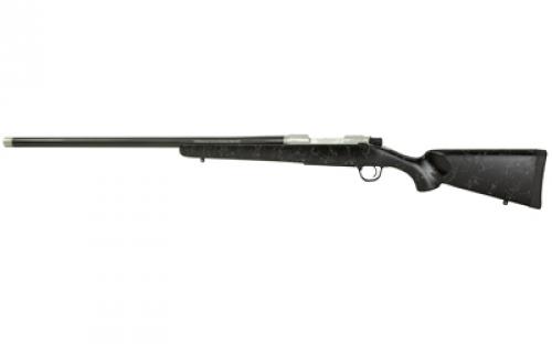 Christensen Arms Ridgeline, Bolt Action Rifle, 300PRC, 26 Threaded Carbon Fiber Wrapped Barrel, 5/8x24 Stainless Radial Muzzle Brake, Stainless Steel Receiver, Carbon Fiber Composite Stock, Black with Gray Webbing, 3 Rounds 801-06051-00