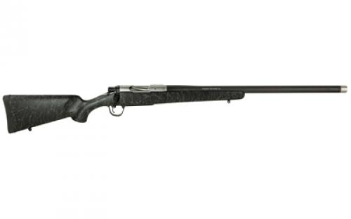 Christensen Arms Ridgeline, Bolt Action Rifle, 300 Winchester Short Magnum, 24" Threaded Carbon Fiber Wrapped Barrel, 5/8x24,  Stainless Steel Radial Brake, Stainless Steel Action, Carbon Fiber Composite Stock, Black with Gray Webbing, 4 Rounds CA10299-614411