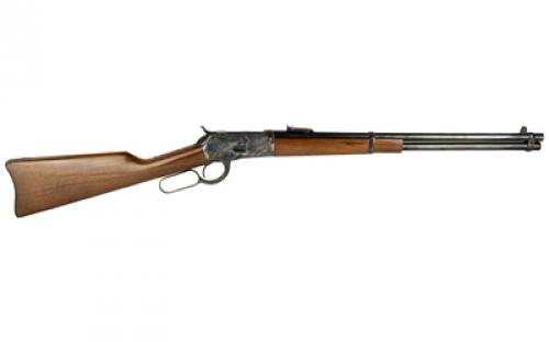 Cimarron 1982, Saddle Ring, Lever Action, 357MAG/38 Special, 20" Octagon Barrel, Case Hardened Finish, Blued Barrel, Walnut Stock, 10 Rounds, BLEM (Bad Finish on Receiver) AS622