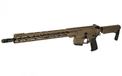 CMMG Resolute MK4, Semi-automatic Rifle, 350 Legend, 16.1" Barrel, Threaded 1/2x28, ZEROED SR Brake, Cerakote Finish, Midnight Bronze, ZEROED Polymer Grip, 15" Free Float M-LOK Handguard, CMMG Ripstock, Manual Safety, 10 Rounds, 1 Magazine, BLEM (Scratches on Lower and Damaged Case) 35A5FDC-MB