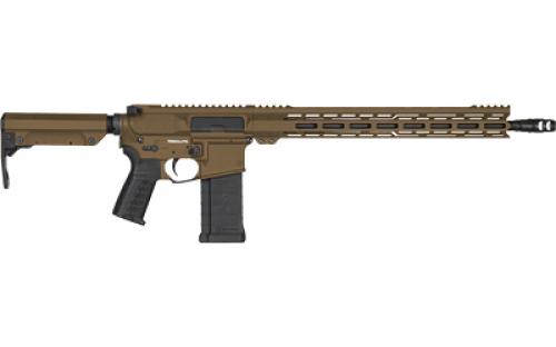 CMMG Resolute MK4, Semi-automatic Rifle, 5.7X28MM, 16.1" Barrel, Threaded 1/2x28, ZEREOED SR Brake, Cerakote Finish, Midnight Bronze, 15" Free Float M-LOK Handguard, ZEROED Polymer Grip, CMMG Ripstock, Manual Safety, 32 Rounds, 1 Magazine 54A40BE-MB