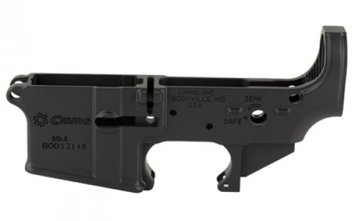 CMMG MK4, Semi-automatic, Stripped Lower Receiver, 223 Remington/556NATO, Cerakote Finish, Armor Black 55CA102-AB