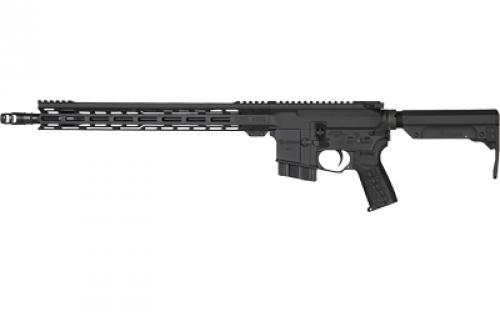 CMMG Resolute MK4, Semi-automatic Rifle, 6MM ARC, 16.1Barrel, Threaded 5/8x24, ZEROED SR Brake, Cerakote Finish, Armor Black, ZEROED Polymer Grip, 15 Free Float M-LOK Handguard, CMMG RipStock, Manual Safety, 10 Rounds, 1 Magazine 60A10B5-AB