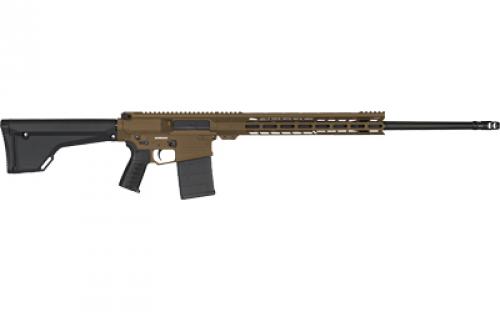 CMMG Endeavor MK3, Semi-automatic Rifle, 6.5 Creedmoor, 24" Barrel, Threaded 5/8x24, ZEROED SR Brake, Cerakote Finish, Midnight Bronze, 15" Free Float M-LOK Hand Guard, ZEROED Polymer Grip, Magpul MOE Fixed Stock, 20 Round, 1 Magazine, BLEM (Damaged Case) 65AFAFB-MB