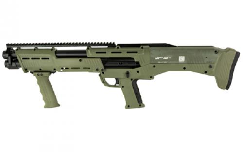 Standard Manufacturing Company DP-12, Pump Action Shotgun, 12 Gauge, 3 Chamber, 18.875 Double Barrel, OD Green, 7+7 Rounds DP12ODG