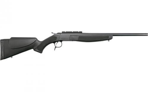 CVA Scout, Single Shot Rifle, 6.5 Creedmoor, 20 Fluted Barrel, Blued Finish, Synthetic Stock, Black, Ambidextrous, 1 Round, Scope Rail CR4815