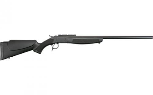 CVA Scout, Single Shot Rifle, 35 Whelen, 25 Fluted Barrel, Blued Finish, Synthetic Stock, Black, Ambidextrous, Scope Rail, 1 Round CR4911