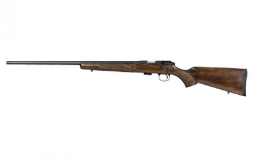 CZ 457 American, Bolt Action Rifle, 22 LR, 24 Cold Hammer Forged Barrel, Matte Finish, Black, Wood Stock, 5 Rounds, 1 Magazine, Left Hand 02390