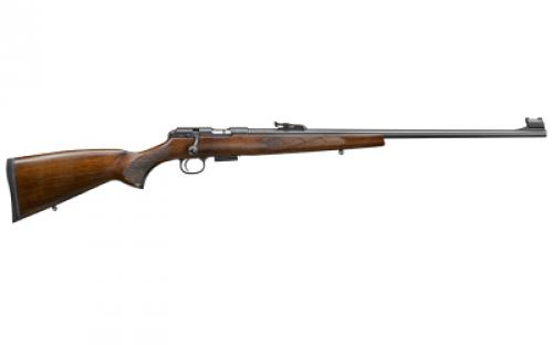 CZ 457 Lux, Bolt Action, 22LR, 24.8 Cold Hammer Forged Barrel, Black Finish, Walnut Stock, Adjustable Sights, 5 Rounds, 1 Magazine 02301