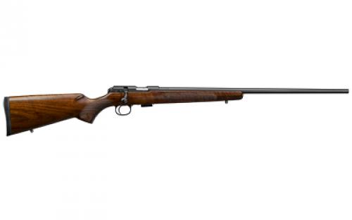 CZ 457 American, Bolt Action, 22LR, 24.8 Cold Hammer Forged Barrel, Black, Walnut Stock, 5 Rounds 02310