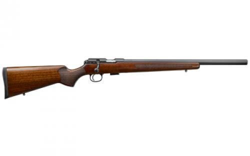 CZ 457 Varmint, Bolt Action, 22LR, 20.5 Cold Hammer Forged Barrel, Black, Walnut Stock, 5 Rounds 02340